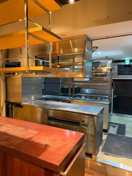 川越の和食居抜きの厨房