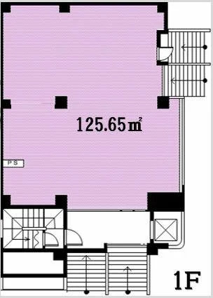 北小金のスケルトン物件の平面図